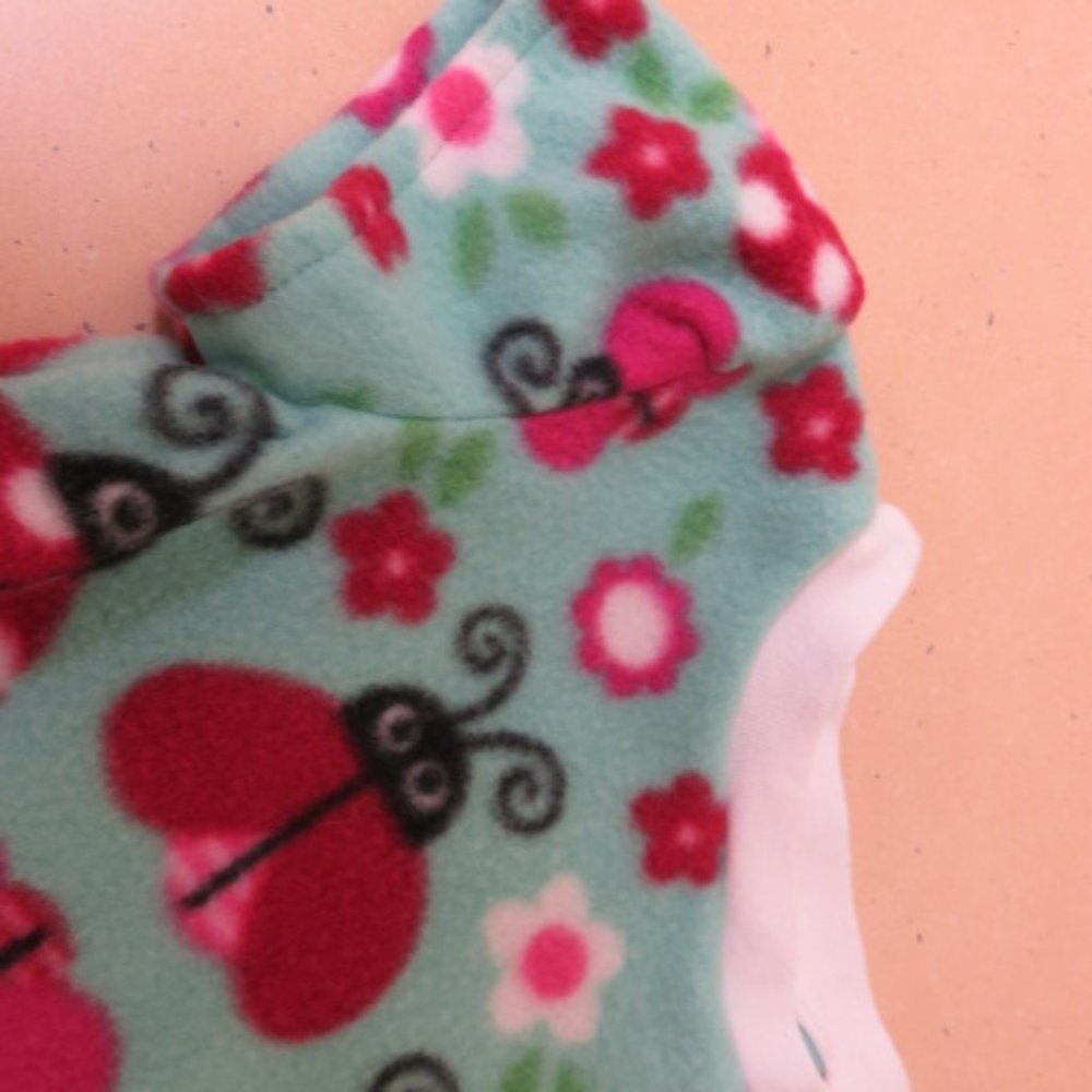 FLEECE LADY BUG DRESS/ SIZE 3/4 T OR TOP 5 TO 6X - Picture 3 of 4